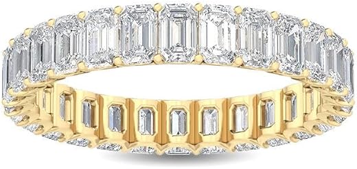 Discover the 1-8 Carat White Gold Emerald Cut LAB GROWN Diamond Eternity Band! 1 Discover the 1-8 Carat White Gold Emerald Cut LAB GROWN Diamond Eternity Band!