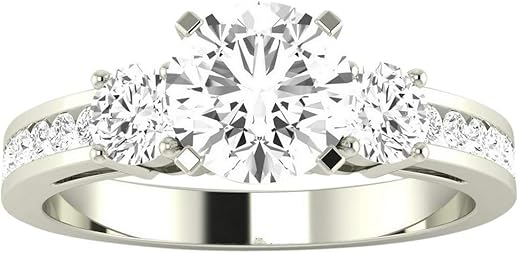 1.1 to 1.6 Carat Three Stone Diamond Engagement Ring: A Dazzling Choice for Your Love 1 1.1 to 1.6 Carat Three Stone Diamond Engagement Ring: A Dazzling Choice for Your Love
