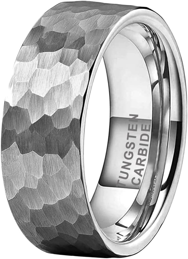 10 Must-Have Hammered Wedding Bands for You 1 10 Must-Have Hammered Wedding Bands for You