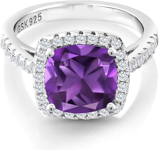 6 Stunning Amethyst Engagement Rings for You 1 6 Stunning Amethyst Engagement Rings for You