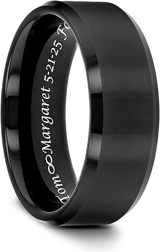 Choosing Between Men's Tungsten and Ceramic Wedding Bands 1 Choosing Between Men's Tungsten and Ceramic Wedding Bands