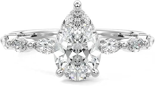 Your Guide to the Best Pear Moissanite Rings 1 Your Guide to the Best Pear Moissanite Rings