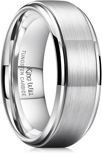 King Will Tungsten Wedding Band: The Stylish Solution You Didn’t Know You Needed 1 King Will Tungsten Wedding Band: The Stylish Solution You Didn’t Know You Needed
