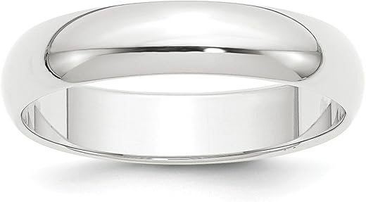 Platinum 5mm Classic Dome Wedding Band: A Timeless Treasure! 1 Platinum 5mm Classic Dome Wedding Band: A Timeless Treasure!
