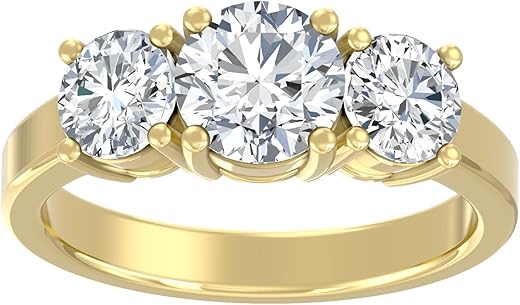 Top 7 Three Stone Bridal Sets for You 1 Top 7 Three Stone Bridal Sets for You