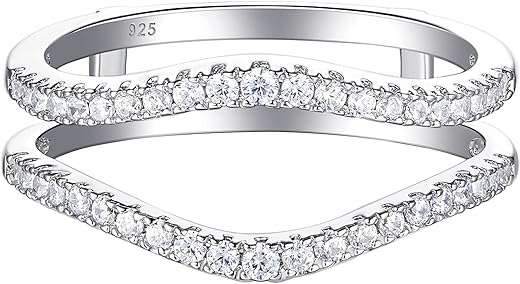 Transform Your Engagement Ring with Newshe's Stunning Curved Wedding Band 1 Transform Your Engagement Ring with Newshe's Stunning Curved Wedding Band