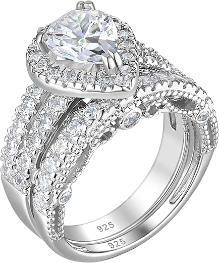 Wuziwen 4 Carats Engagement Ring Set: Elegance Without Breaking the Bank! 1 Wuziwen 4 Carats Engagement Ring Set: Elegance Without Breaking the Bank!