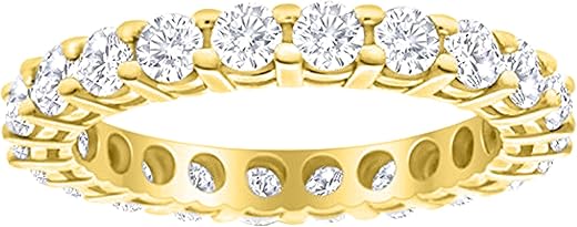 Your Perfect Yellow Gold Eternity Band 1 Your Perfect Yellow Gold Eternity Band