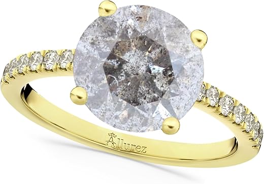 Top 5 White Gold Salt Pepper Rings for You 1 Top 5 White Gold Salt Pepper Rings for You