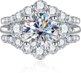 5 Stunning Moissanite Bridal Sets Under $1500