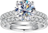 AnuClub Moissanite Engagement Rings: Dazzling Brilliance for Your Forever