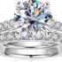 IMOLOVE Moissanite Wedding Band: Dazzle Without the Diamond Price Tag!