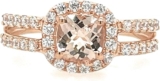 Choose Your Dream: Morganite or Pink Sapphire Rings?