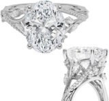 Find Your Dream Oval Bridal Set Today!