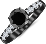 Find Your Perfect Black Diamond Solitaire Ring