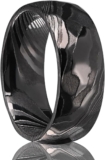 Gold Black Damascus Steel Rings: The Wedding Band You Never Knew You Needed!