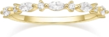 SHINYSO 14K Gold Plated Wedding Band: Affordable Elegance Awaits!