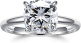 Which Sparkles More: Cushion or Radiant Moissanite Rings?