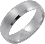 10 Stylish Beveled Edge Wedding Bands For You