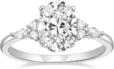 TIGRADE 3CT Engagement Ring: Your Budget-Friendly Sparkler!