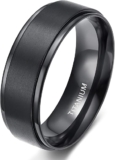 TIGRADE Black Titanium Rings: The Ultimate Wedding Band for Style and Comfort!