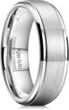 Top 10 Men’s Brushed Finish Wedding Bands
