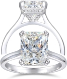 Top 10 Radiant Cut Moissanite Rings You’ll Love