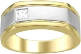 Top 9 Men’s Two Tone Gold Wedding Bands
