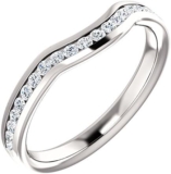 Top Contoured Bands for Your Engagement Ring